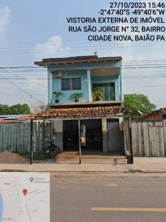 Casa em Baião, Cidade Nova, Rua São Jorge, 32, PA. Área: 140m2