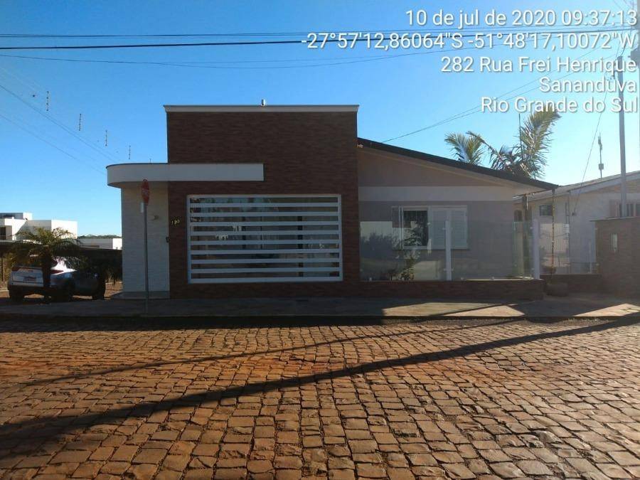 Casa em Sananduva, Giusti, Rua São Francisco, 196, RS. Área: 293m2