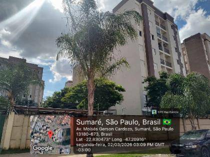 Apartamento em Sumaré, Loteamento Residencial Viva Vista, Avenida Moises Gerson Cardoso, 330, SP. Área: 67m2